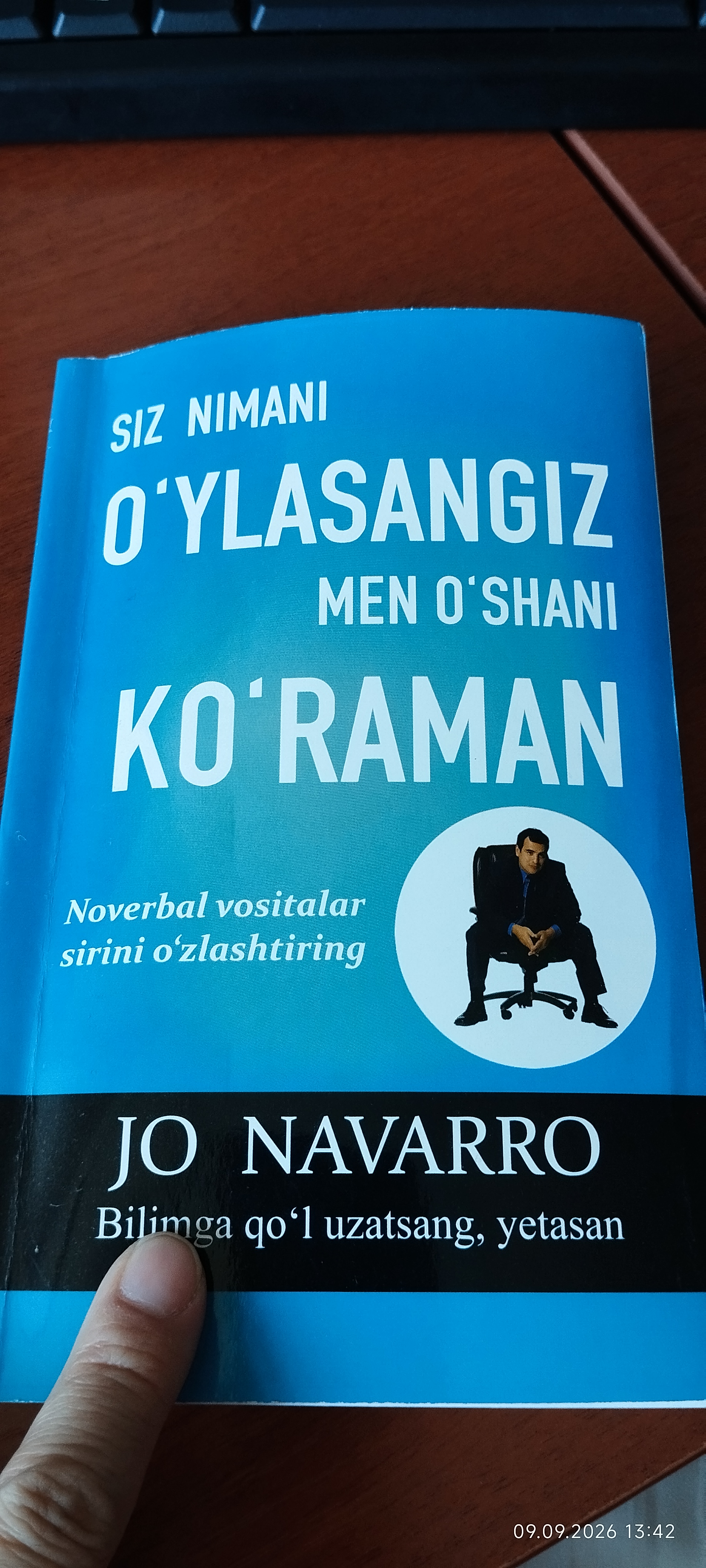 Jo Navarro: Siz nimani o'ylasangiz men o'shani ko'raman