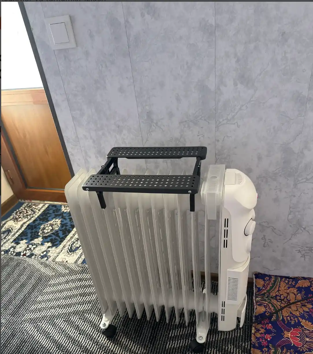 NIKAI moyli isitgichi, termo-puflanadigan pech + quritgich, 13 ta qovurg‘a, 30 kv.m gacha