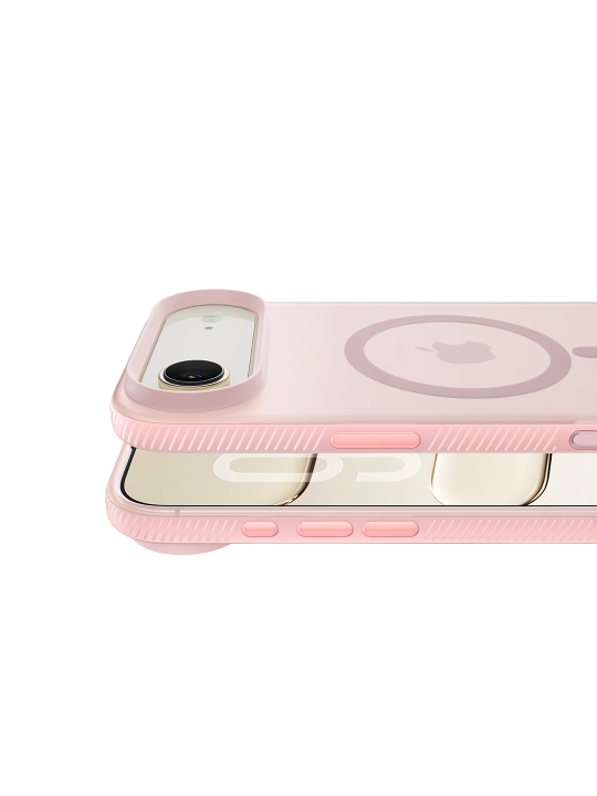 Chexol IPhone 17 Pro va 17 Pro Max uchun sirpanmaydigan Belkin SheerForce Grip