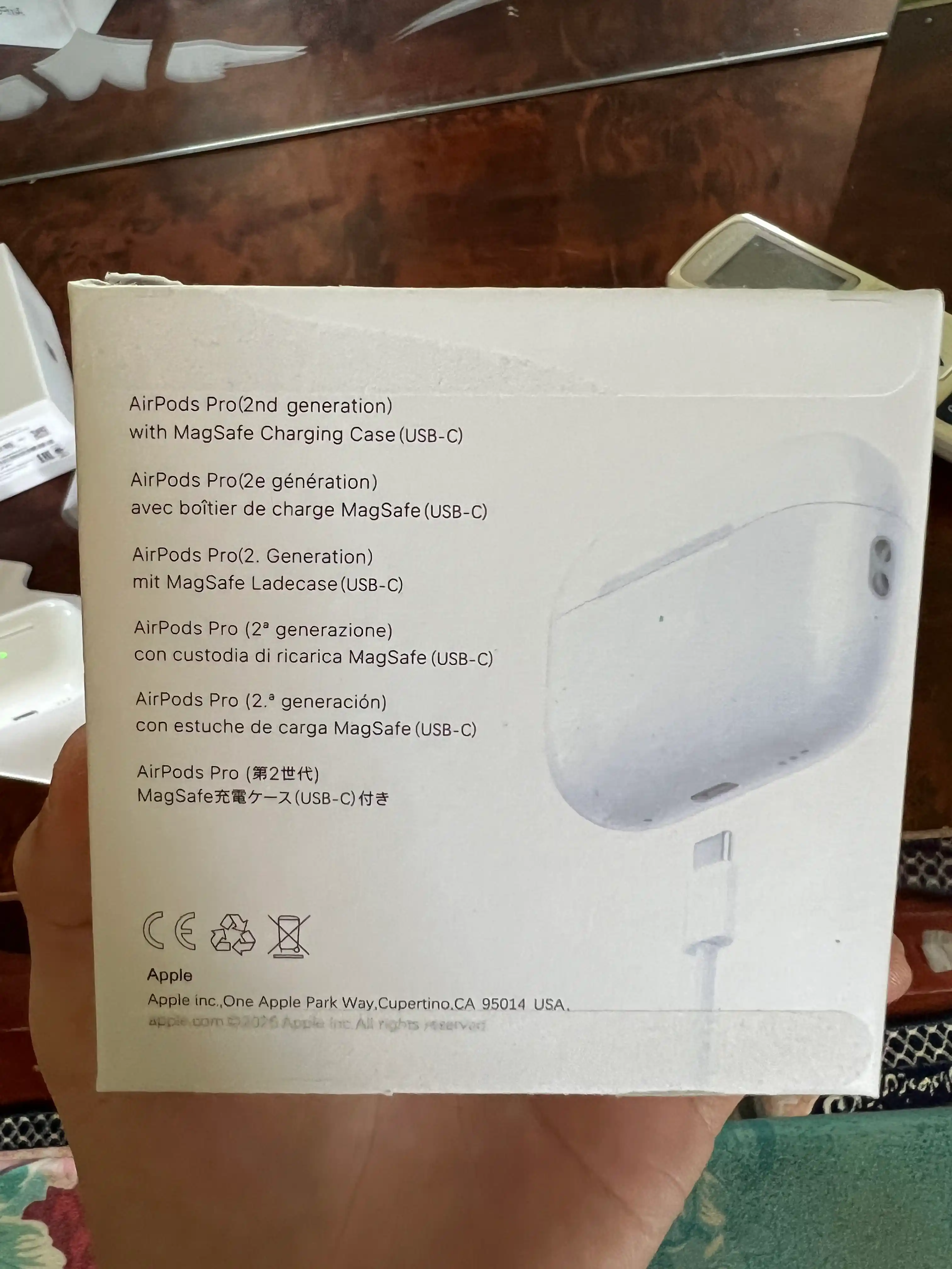 Simsiz quloqchinlar Pro 2 bluetooth naushnik iPhone va Android uchun