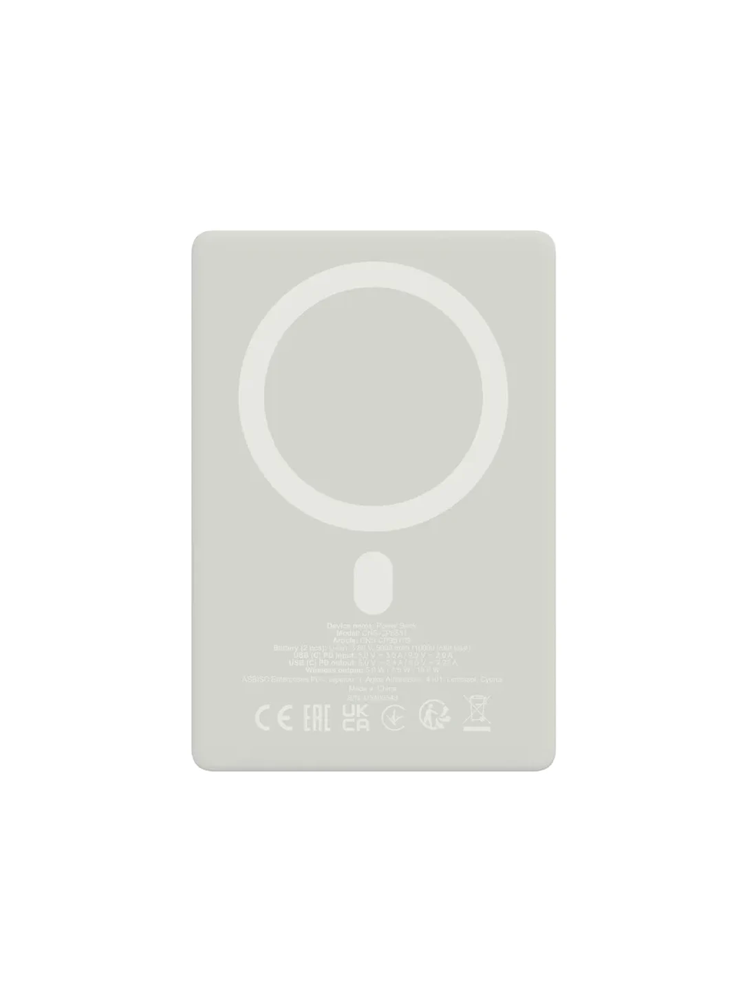 Canyon OnPower 511 quvvat banki, MagSafe, 10000 mAh, 20 Vt - 