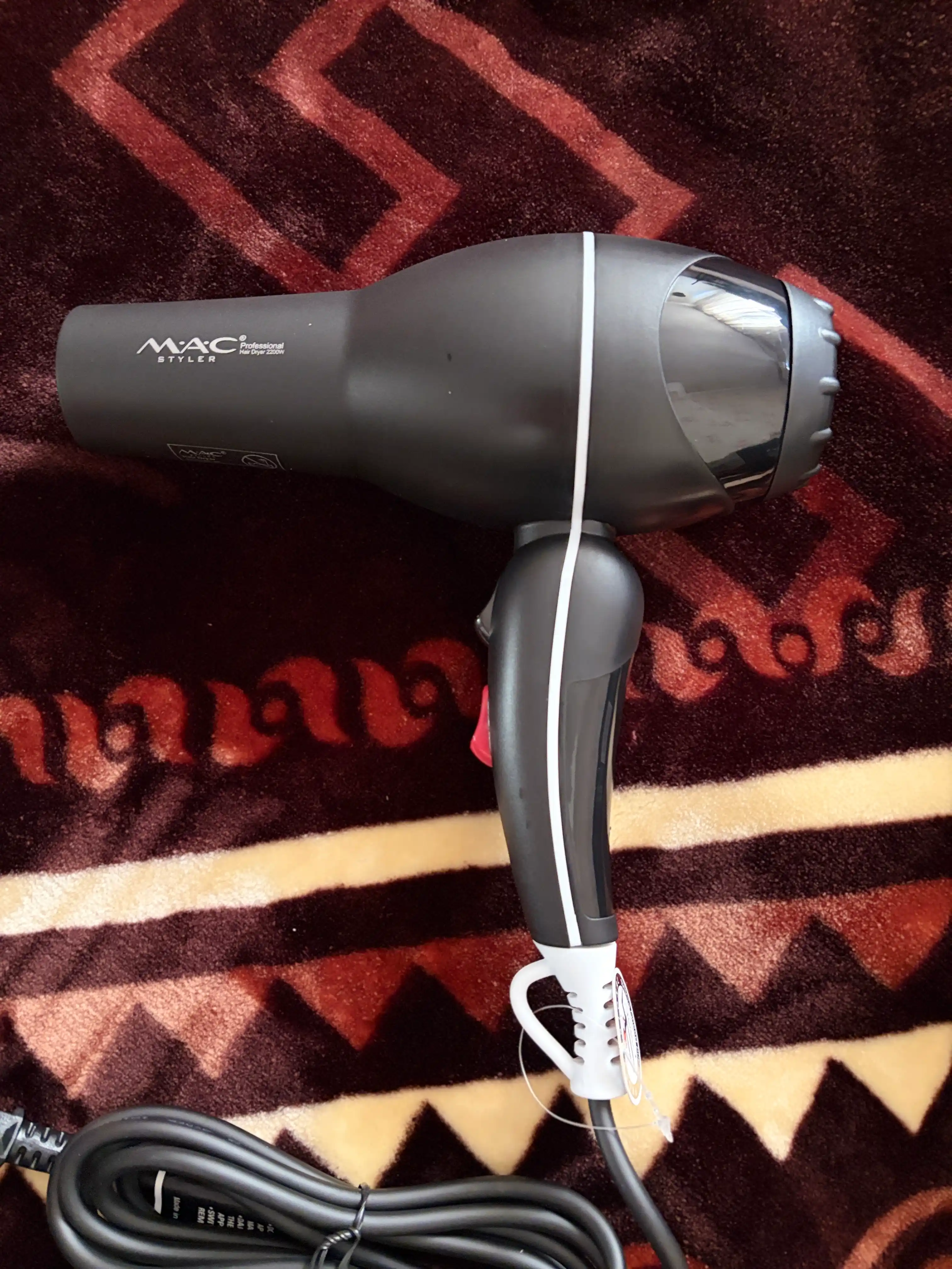 Фен MAC Styler Professional, фен для волос, профессиональный для дома и салона