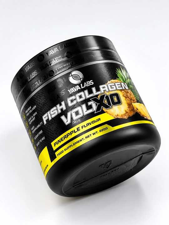 Yava Labs Fish Collagen kollageni, 220 g - Ananas ta’mi