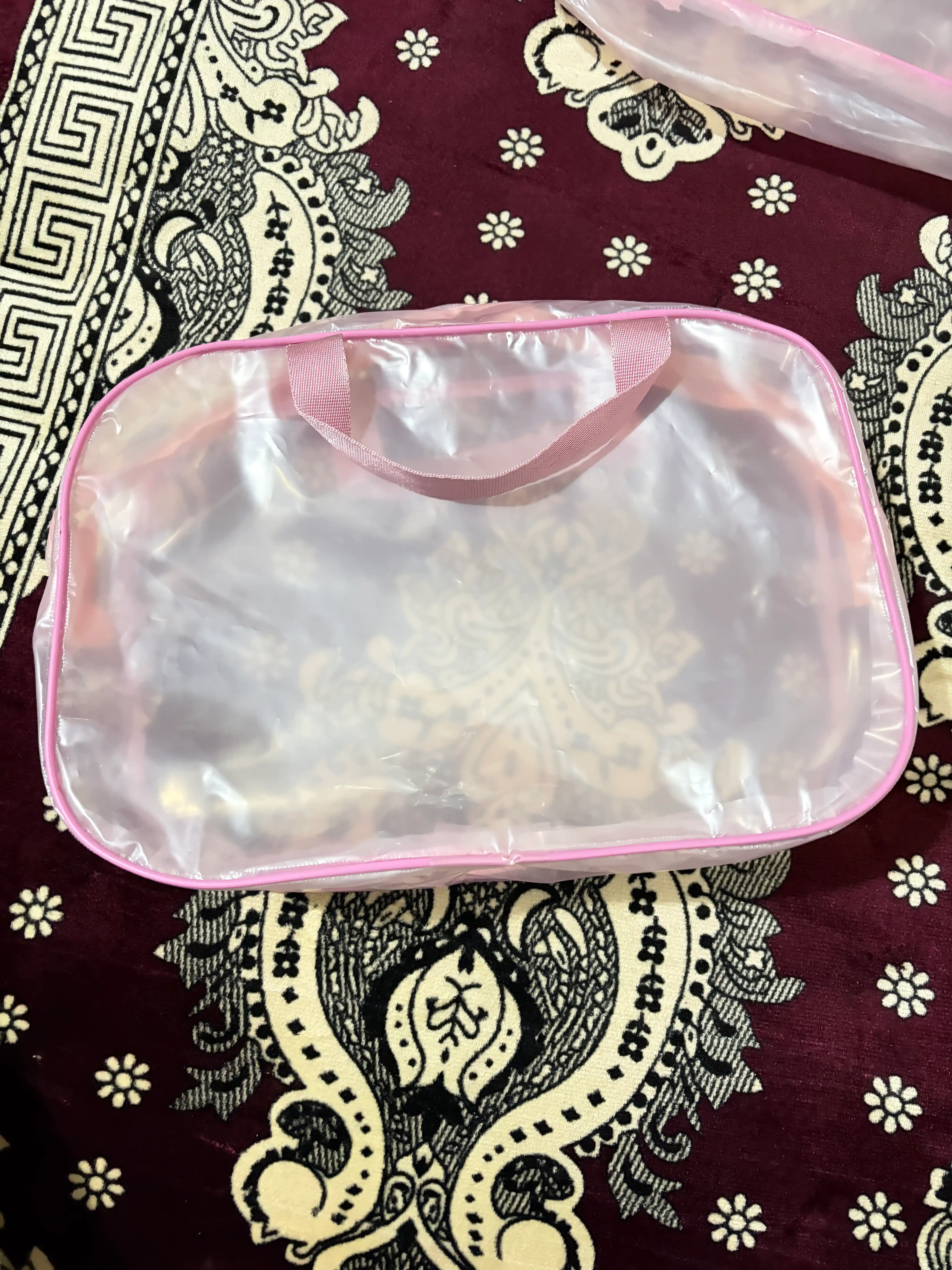 Сумки в роддом для мамы и малыша, набор 3 шт, прозрачные, вместительные, органайзер