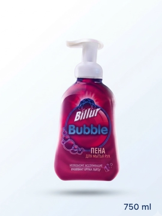 Пенка для рук, жидкое мыло, Billur Bubble, мыло для рук, 750 мл, пена, уход, гигиена