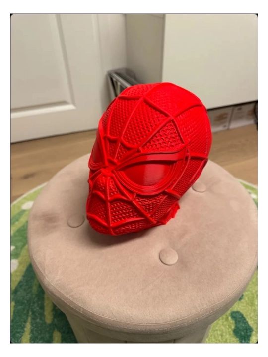 Подставка для наушников в виде маски супергероя, красная, 3D-печать