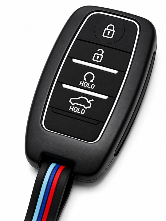 Kia Sonet Metall Carbon Pult G'ilofi – Smart Kalit Chexoli - 