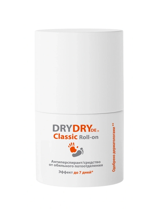Средство от обильного потоотделения Dry Dry Classic Roll, 35 мл