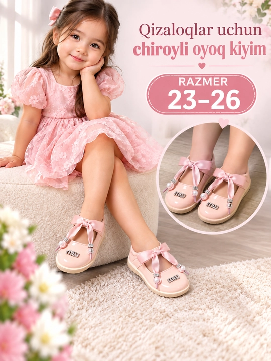 Qizlar uchun bolalar tuflisi - 