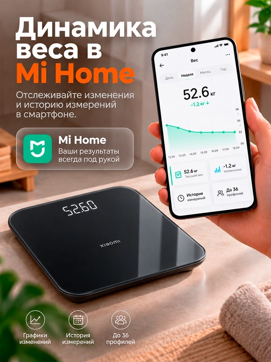 Aqlli polga tarozi Xiaomi Mijia S200