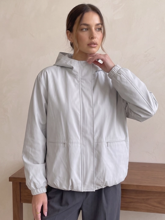 Ayollar vetrovkasi, kapyushonli bahor-kuz kurtkasi — ELLY FASHION