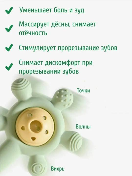 Силиконовый прорезыватель зубов, для малышей, детская игрушка для периода прорезывания зубов
