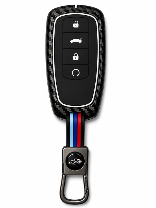 Металлический карбоновый корпус дистанционного ключа Chery 6/8 — чехол для смарт-ключа