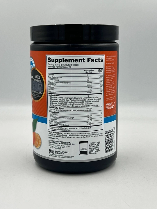 ON Optimum Nutrition Amino Energy — 30 porsiya, Apelsin ta’mi