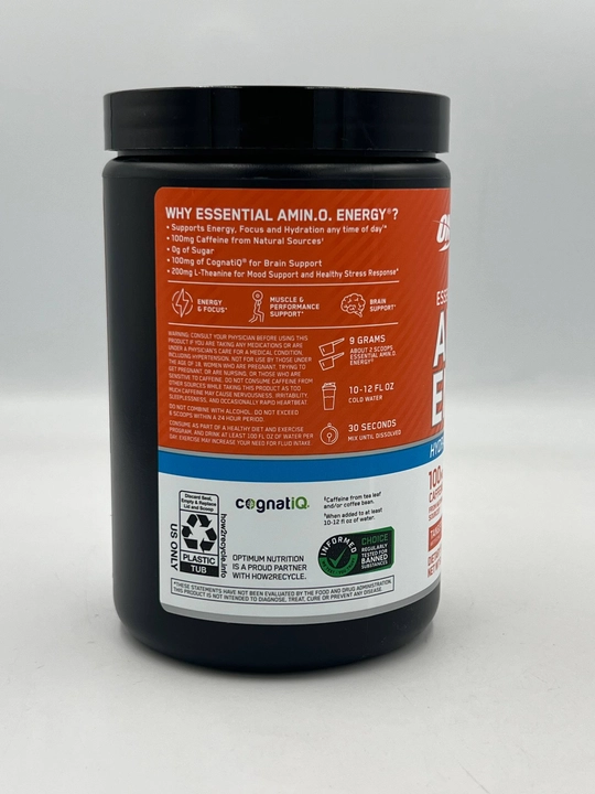 ON Optimum Nutrition Amino Energy — 30 porsiya, Apelsin ta’mi