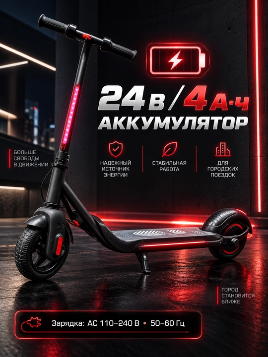 Электросамокат B5 городской, 150 Вт, до 25 км/ч, запас хода до 15 км, 6,5"