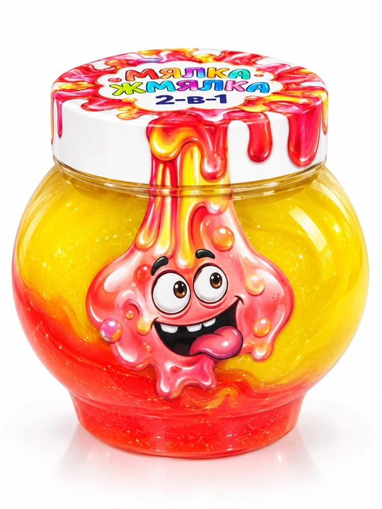 Игрушка детская GENIO KIDS-ART Мялка-жмялка,2-в-1