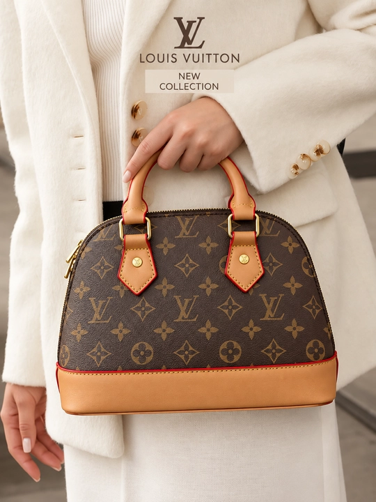 Louis Vuitton uslubidagi ayollar yelka sumkasi, quti va hujjatlar bilan