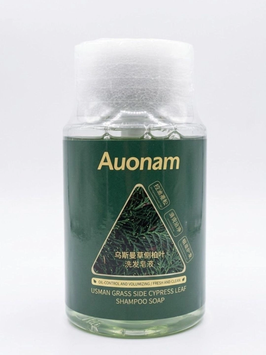 Auonam — O'sma o'ti va Kiparis bargli shampun-sovun (suyuq shampun) - 