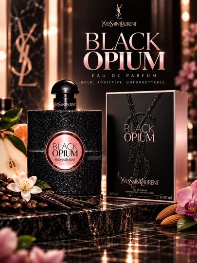 Atir Black Opium Yves Saint Laurent ayollar uchun, Shvetsariya - 