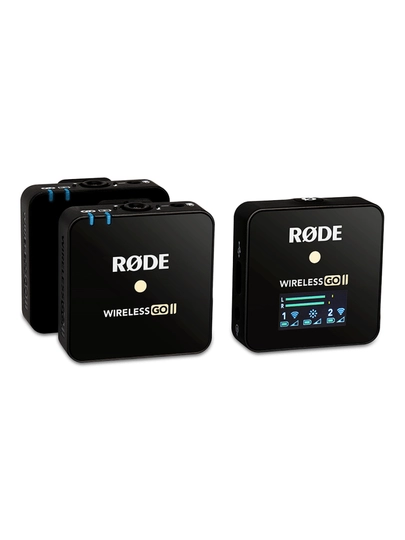 Rode Wireless GO II simsiz mikrofon tizimi, ikki kanalli