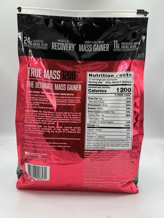 BSN True Mass geyner 4.6 kg, shokolad ta’mi