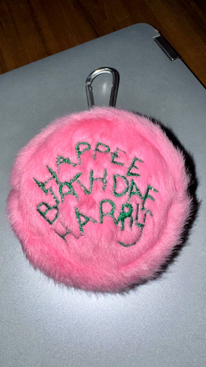 Garri Potter ayollar sumkasi, Happy Birthday Harry kosmetik sumkasi, quloqchinlar uchun sumka