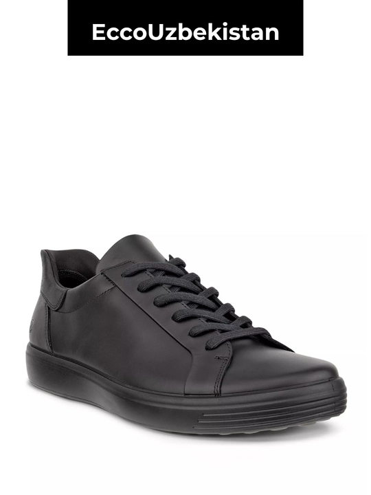 Мужские Кеды Ecco SOFT 7 M из натуральной кожи - 
