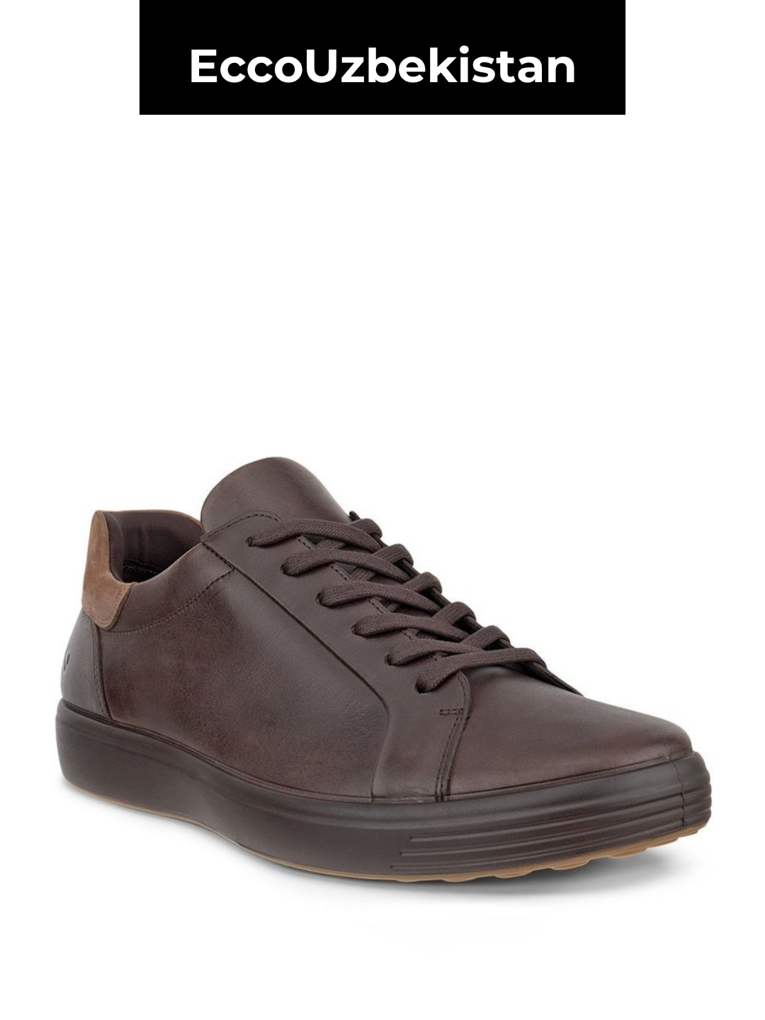 Мужские Кеды Ecco SOFT 7 M из натуральной кожи - 