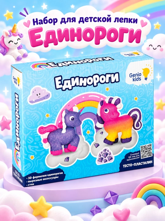 Набор для детской лепки „Волшебные миры“, DREAM MAKERS - 