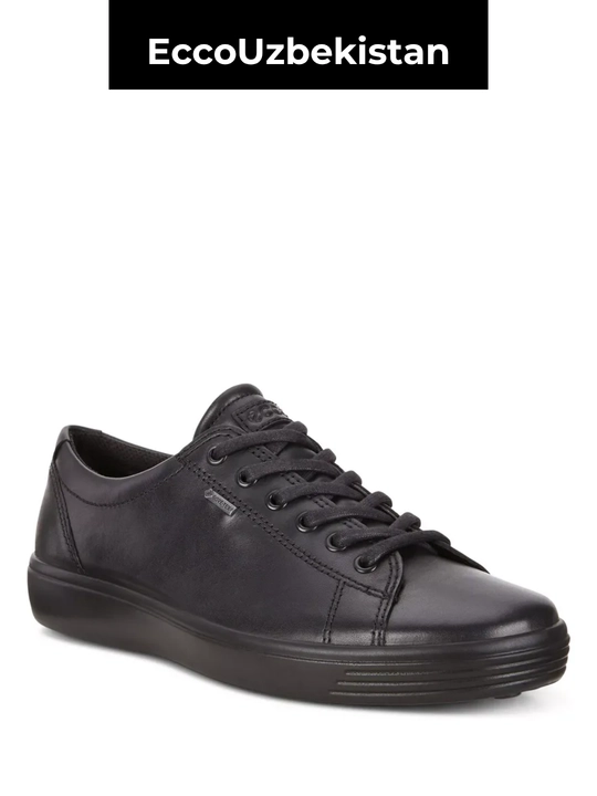 Мужские Кеды Ecco SOFT 7 M из натуральной кожи - 