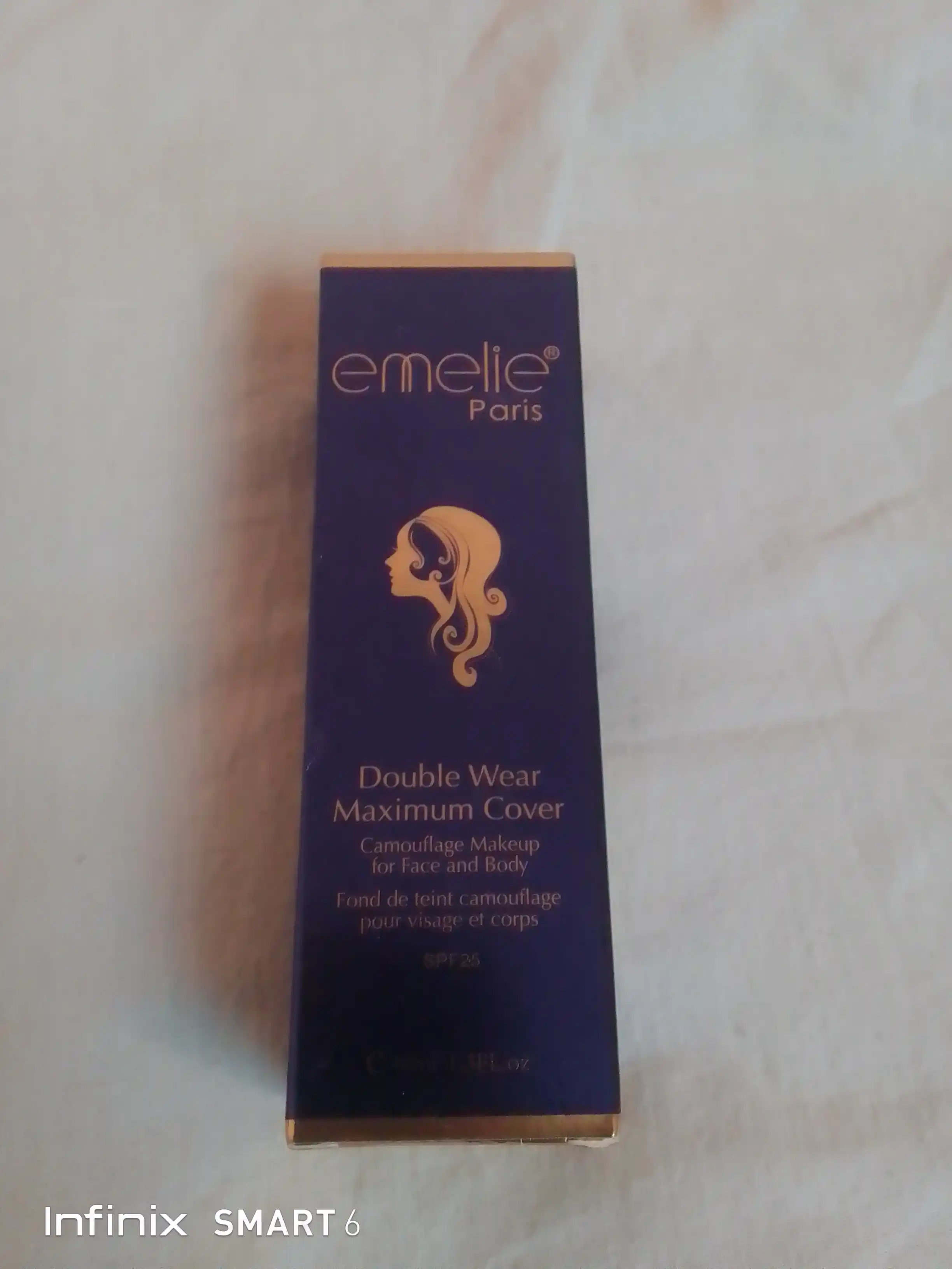Tonal krem yuz uchun Еmelie spf 25, namlovchi, mat rangi, 40 ml 1. 3fl, item no: e-103