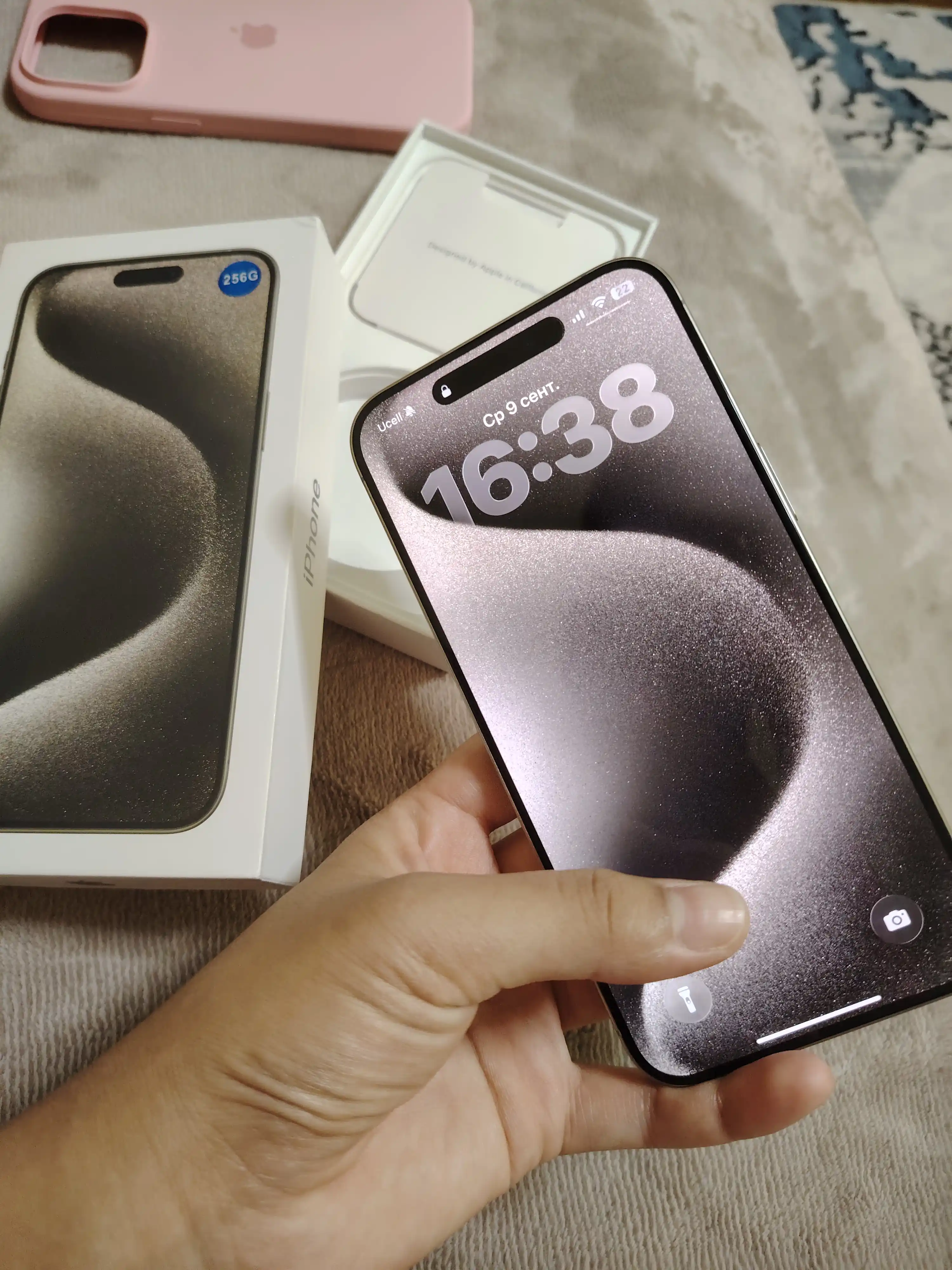 Смартфон iPhone 15 Pro/ProMax, 128/256 GB, SIM+ESIM, чехол+стеклов подарок
