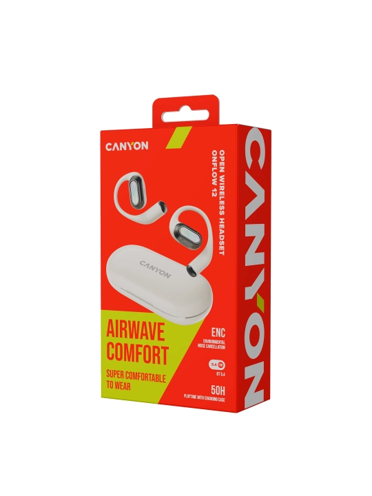 Canyon OnFlow 12 simsiz ochiq quloqliklari, Bluetooth 5.4, 4 ENC