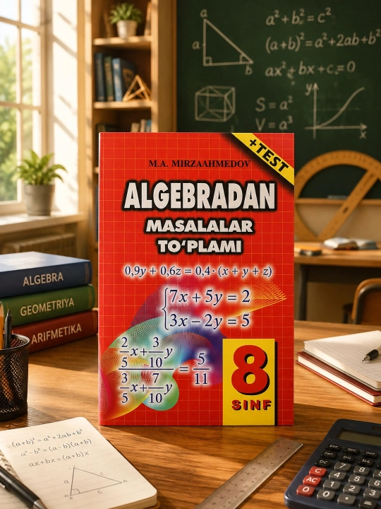 Mirzaahmedov algebra 8-sinf - 