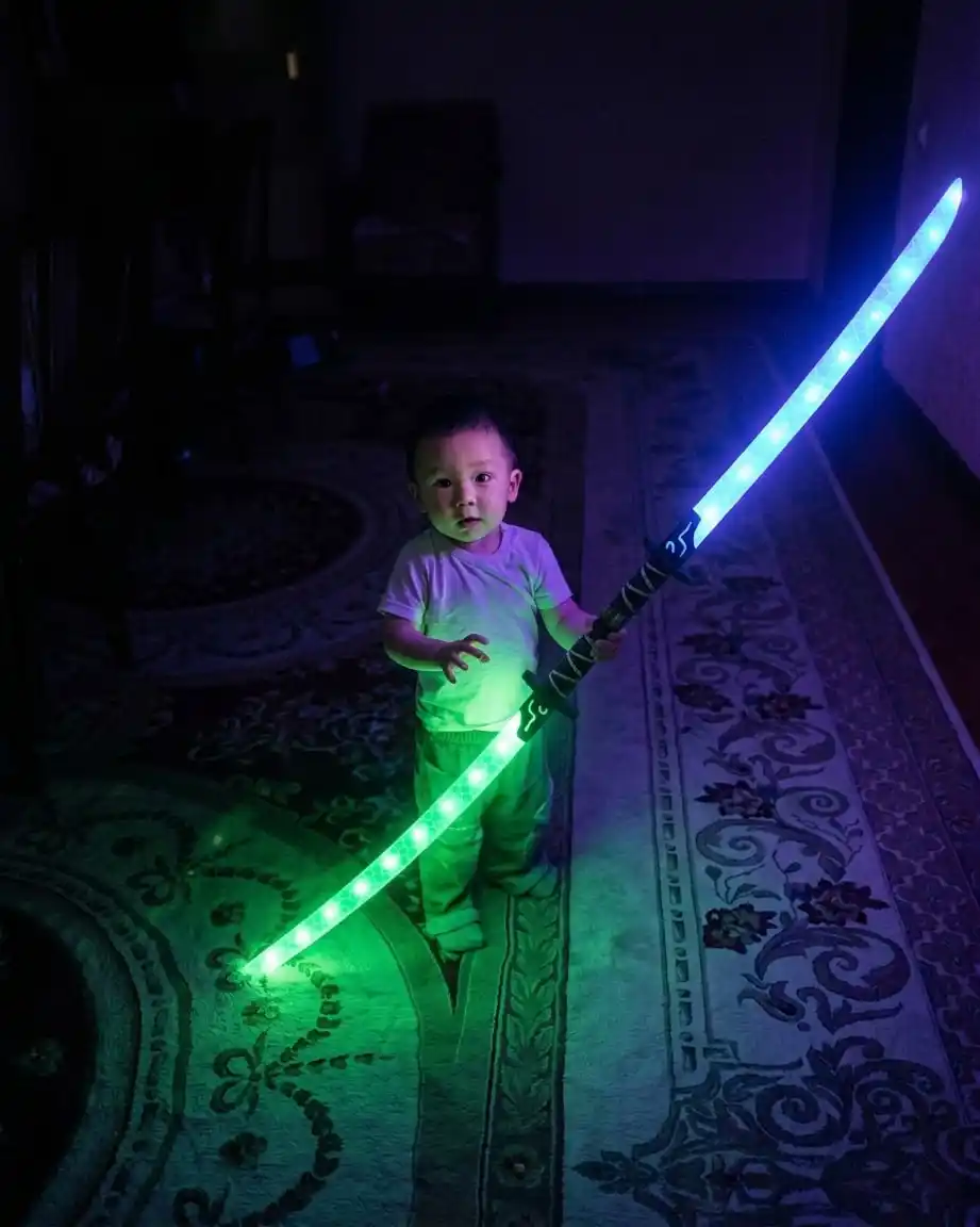 Yonadigan qilich samuray, bolalar uchun katana, qilichlar, Minecraft uchun o'yinchoq