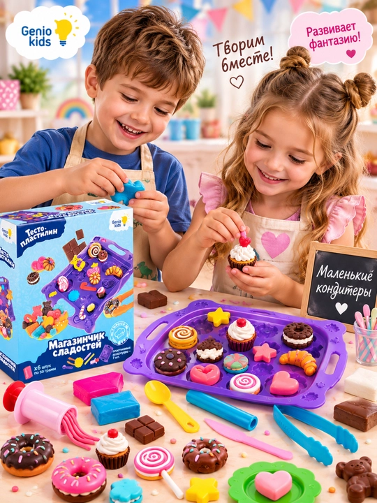 Набор для детского творчества GENIO KIDS-ART, Магазины