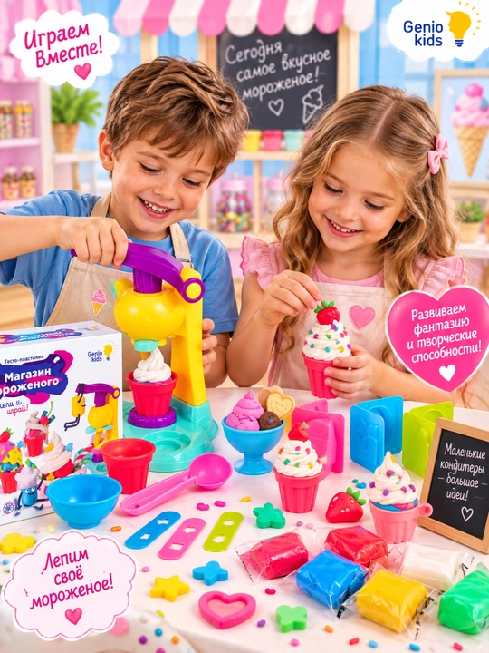 Набор для детского творчества GENIO KIDS-ART, Магазины