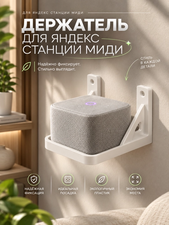 Yandex Midi stansiyasi uchun ushlagich, oq, kul rang, qora - 