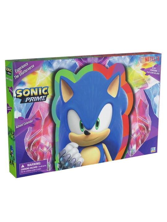 Sonic Prime 24 kunlik Advent kalendari, figuralar va aksessuarlar bilan - 