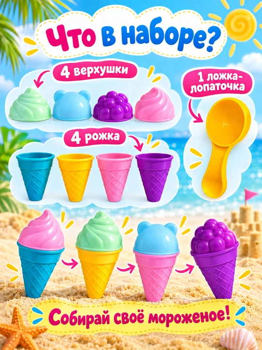 Песочный набор, FANCY BABY