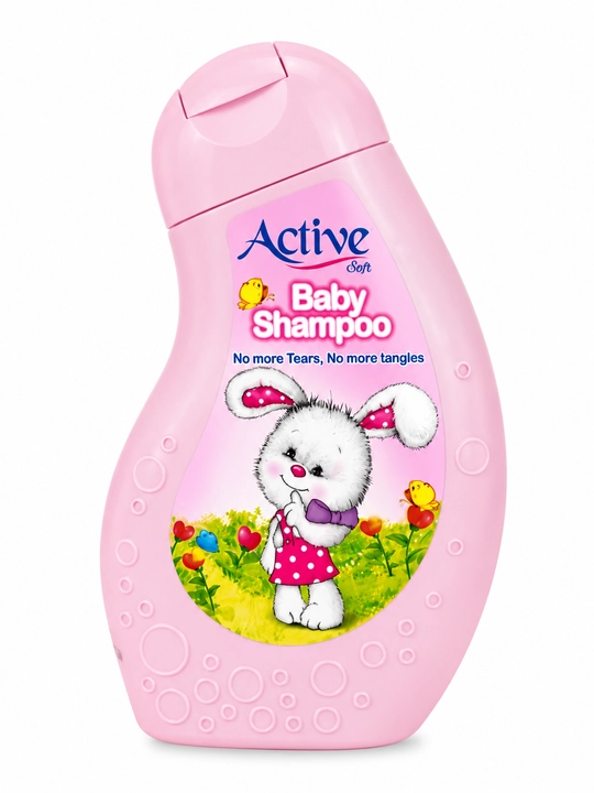 Active Soft Baby Shampoo – Bolalar uchun ko‘zni achishtirmaydigan, xavfsiz va yumshoq