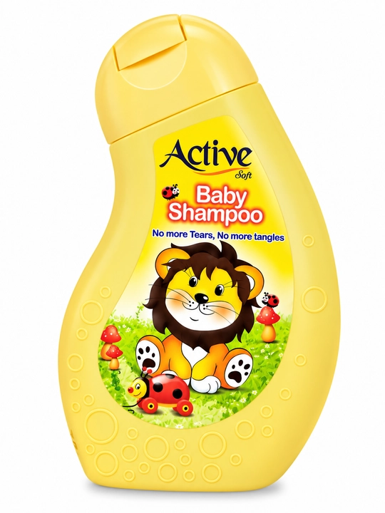 Active Soft Baby Shampoo – Bolalar uchun ko‘zni achishtirmaydigan, xavfsiz va yumshoq