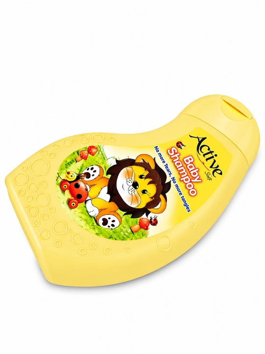 Active Soft Baby Shampoo – Bolalar uchun ko‘zni achishtirmaydigan, xavfsiz va yumshoq