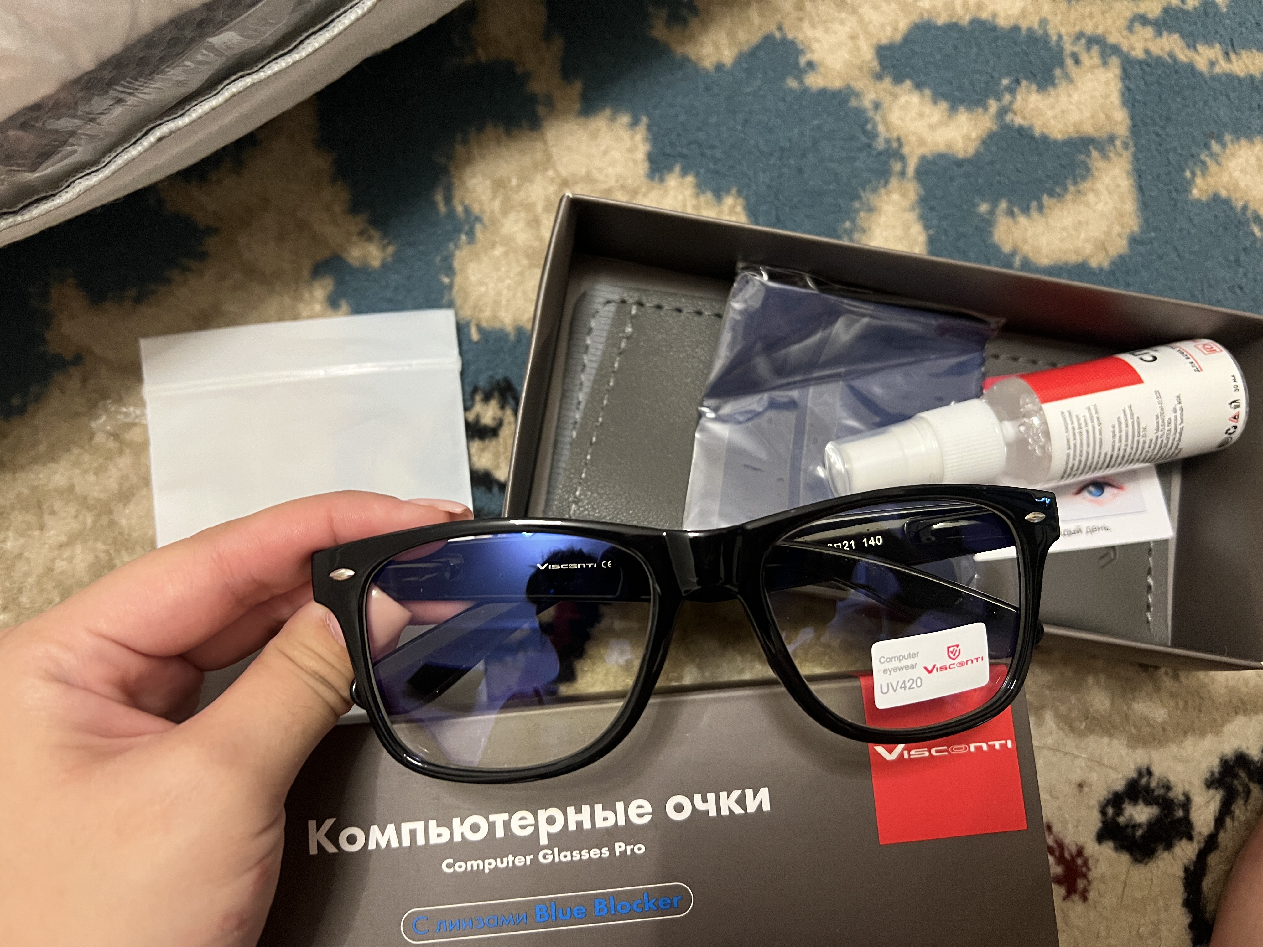100% защита от излучения телефона и компьютера, с футляром