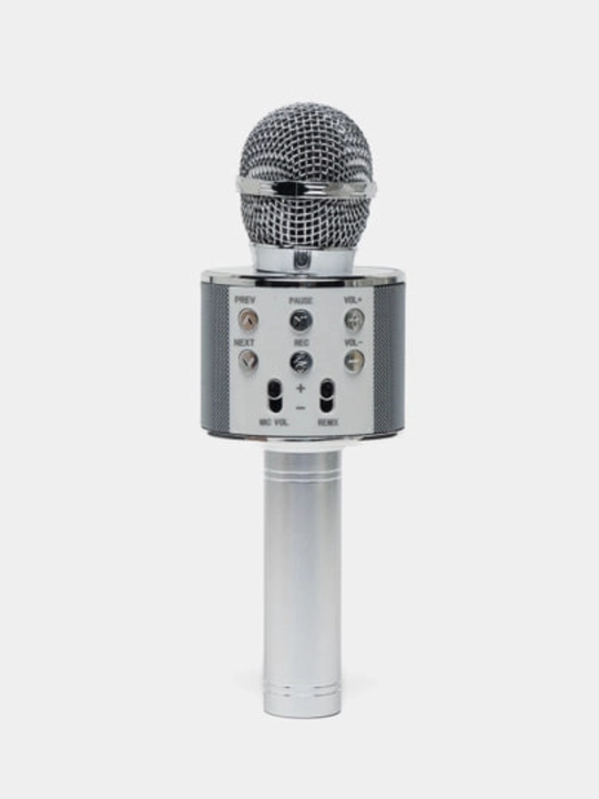 Mikrofon karaoke, simsiz Bluetooth kalonka, USB zaryadlash, qora qizil sariq