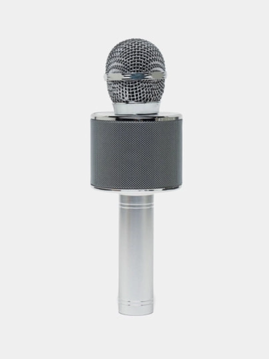 Mikrofon karaoke, simsiz Bluetooth kalonka, USB zaryadlash, qora qizil sariq