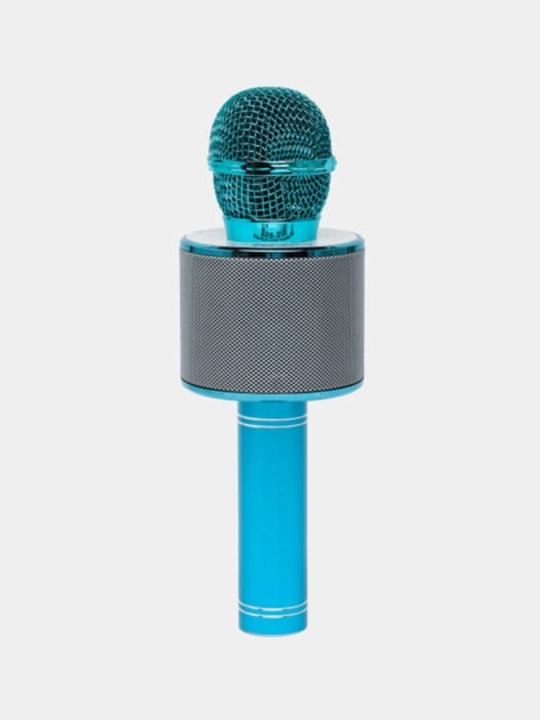 Mikrofon karaoke, simsiz Bluetooth kalonka, USB zaryadlash, qora qizil sariq