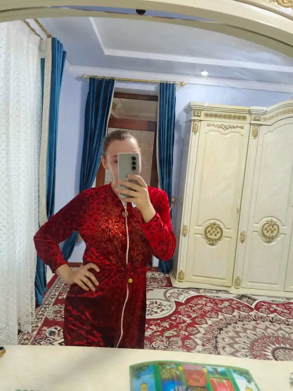 Женское, домашнее платье с брюками, осенний халат, размеры 46, 48, 50, 52