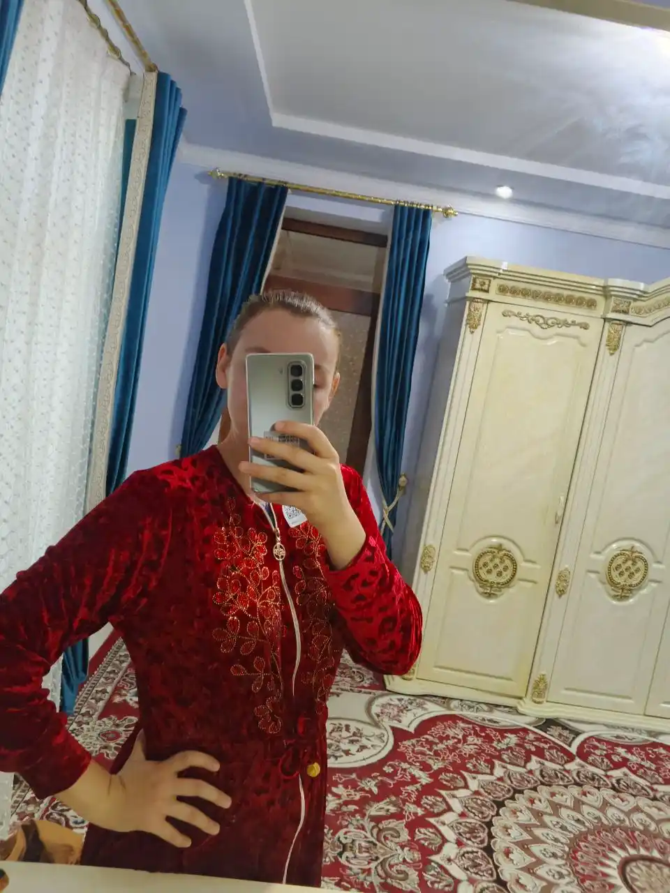 Женское, домашнее платье с брюками, осенний халат, размеры 46, 48, 50, 52